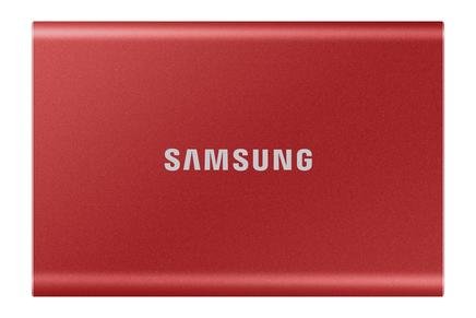 Taşınabilir SSD T7 USB 3.2 Gen 2 500GB (Kırmızı)
