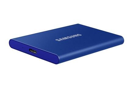 Taşınabilir SSD T7 USB 3.2 Gen 2 500GB (Mavi)