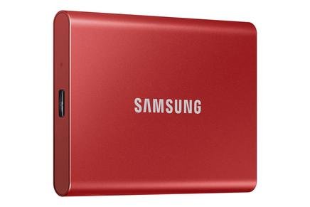 Taşınabilir SSD T7 USB 3.2 Gen 2 500GB (Kırmızı)