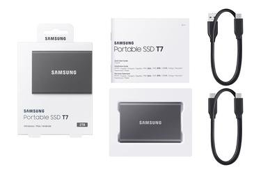 Gümüş Taşınabilir SSD T7 USB 3.2 Gen 2 2TB (Gümüş)