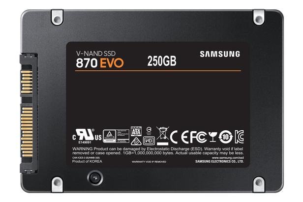  870 EVO SATA III 2.5" SSD 250GB