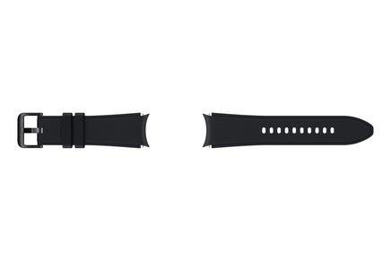Samsung Galaxy Watch 4 & Watch 5 Ridge Spor Kordon (20mm, S/M) - Siyah