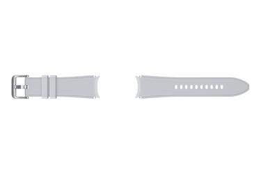  Samsung Galaxy Watch 4 & Watch 5 Ridge Spor Kordon (20mm, S/M) - Gümüş