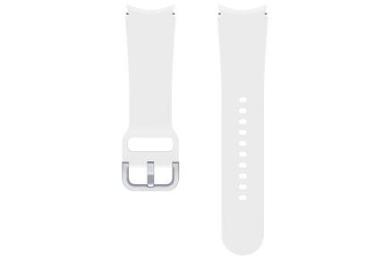 Samsung Galaxy Watch 4 & Watch 5 Spor Kordon (20mm, S/M) - Beyaz