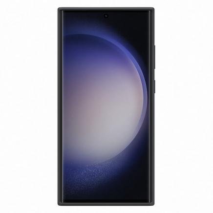 Samsung Galaxy S23 Ultra İnce Kordonlu Silikon Kılıf - Siyah