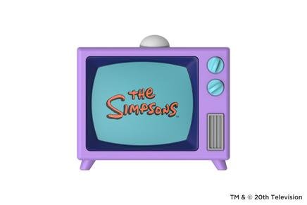 Samsung Buds Kılıfı - Simpsons TV (Mor)